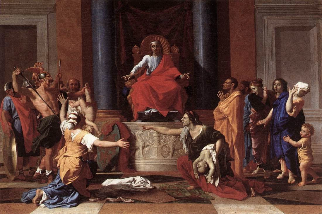 Il giudizio di Salomone - Musée du Louvre, Paris